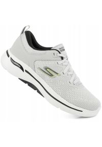 skechers - Męskie buty sportowe do chodzenia Skechers Go Walk Arch Fit. Kolor: szary. Sport: turystyka piesza