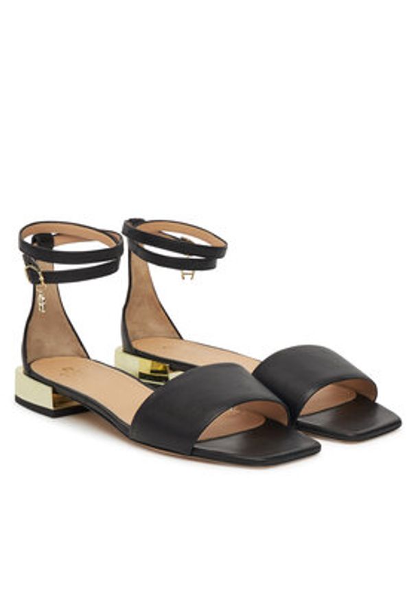 Aigner Sandały Fashion Saskia 6A 1251060 Czarny. Kolor: czarny. Materiał: skóra