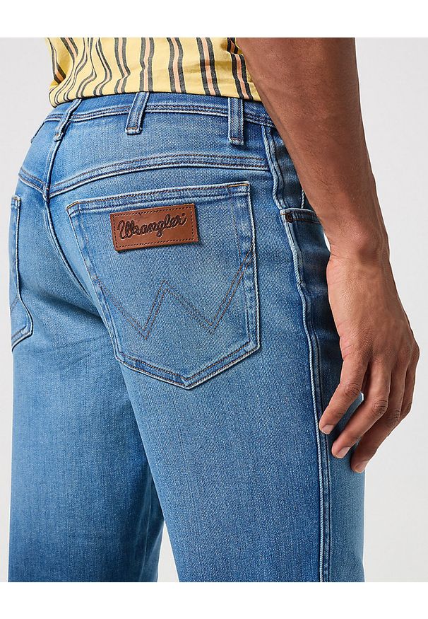 Wrangler - WRANGLER TEXAS MĘSKIE SPODNIE JEANSOWE JEANSY DŻINSY WAGON WHEEL 112350815 W121017970