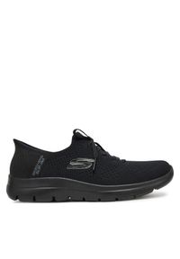 skechers - Skechers Sneakersy Summits-New Daily 150263/BBK Czarny. Kolor: czarny. Materiał: materiał #1