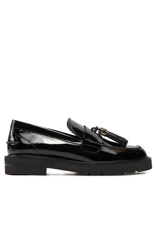 Stuart Weitzman Loafersy Parker Lft Tassel Lf SI706 Czarny. Kolor: czarny. Materiał: skóra