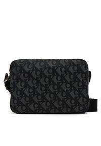 Calvin Klein Saszetka Unstructured Monogram Camera Bag LV04G3179G Czarny. Kolor: czarny. Materiał: materiał