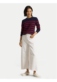 Polo Ralph Lauren Sweter 211947908001 Granatowy Regular Fit. Typ kołnierza: polo. Kolor: niebieski. Materiał: wełna #3