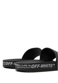 OFF-WHITE - Off-White Klapki OMIC001S22MAT0011001 Czarny. Kolor: czarny #6