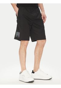 Karl Lagerfeld - KARL LAGERFELD Szorty sportowe 265709 552600 Czarny Regular Fit. Kolor: czarny. Materiał: bawełna. Styl: sportowy