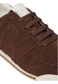 Armani Exchange Sneakersy XW002794 AF19687 U6018 Brązowy. Kolor: brązowy. Materiał: skóra, zamsz #2