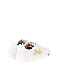 Bally Sneakersy "Wiera" | 6221378 | Wiera | Kobieta | Biały. Kolor: biały. Materiał: skóra. Wzór: aplikacja