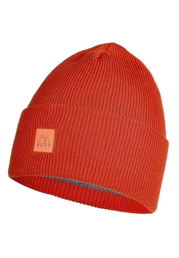 Czapka dla dorosłych Buff Crossknit Hat. Kolor: czerwony. Sezon: zima. Styl: sportowy
