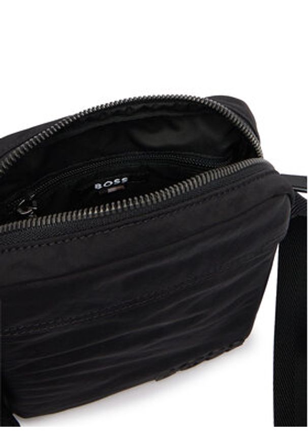 BOSS Saszetka 50558163 Czarny. Kolor: czarny. Materiał: materiał
