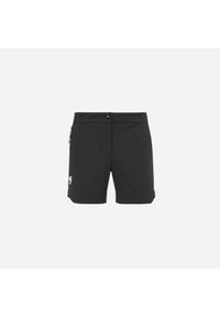 Spodenki trekkingowe damskie Millet Ubic Stretch Short W czarny Regular Fit. Kolor: czarny. Długość: krótkie
