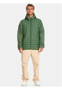 Quiksilver Kurtka przejściowa Scaly Hood Jckt EQYJK04008 Zielony Regular Fit. Kolor: zielony. Materiał: syntetyk