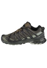 salomon - Buty do biegania Salomon Xa Pro 3D v8 409875 zielone. Zapięcie: sznurówki. Kolor: zielony. Materiał: materiał, tkanina, syntetyk, guma. Szerokość cholewki: normalna #4