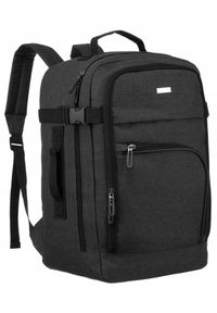Plecak podróżny Peterson PTN PP-TOK-T czarny. Kolor: czarny. Materiał: materiał #1