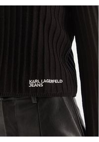 Karl Lagerfeld Jeans Golf A4W18021 Czarny Slim Fit. Typ kołnierza: golf. Kolor: czarny. Materiał: syntetyk #4