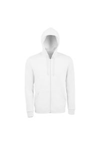 SOL'S - Bluza Z Kapturem Dla Dorosłych Unisex Stone. Typ kołnierza: kaptur. Kolor: biały