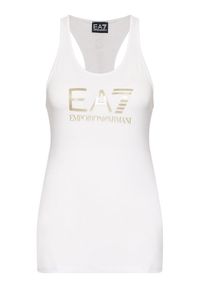 EA7 Emporio Armani Top 3KTH63 TJ12Z 0101 Biały Regular Fit. Kolor: biały #4