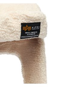 Alpha Industries Czapka Alpha Teddy Hat 108903 Biały. Kolor: biały. Materiał: materiał #4