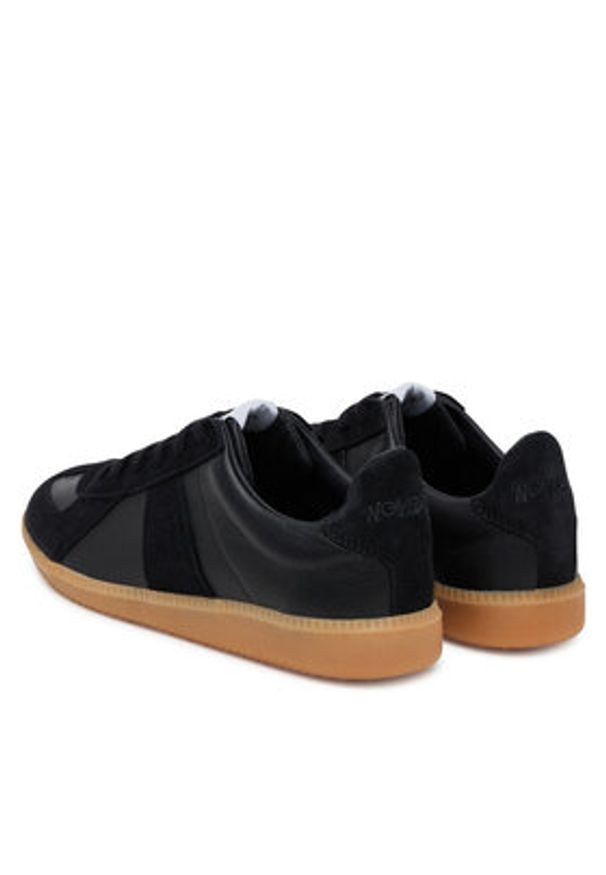Novesta Sneakersy German Army Trainer N954007-60Y13Y003 Czarny. Kolor: czarny. Materiał: skóra