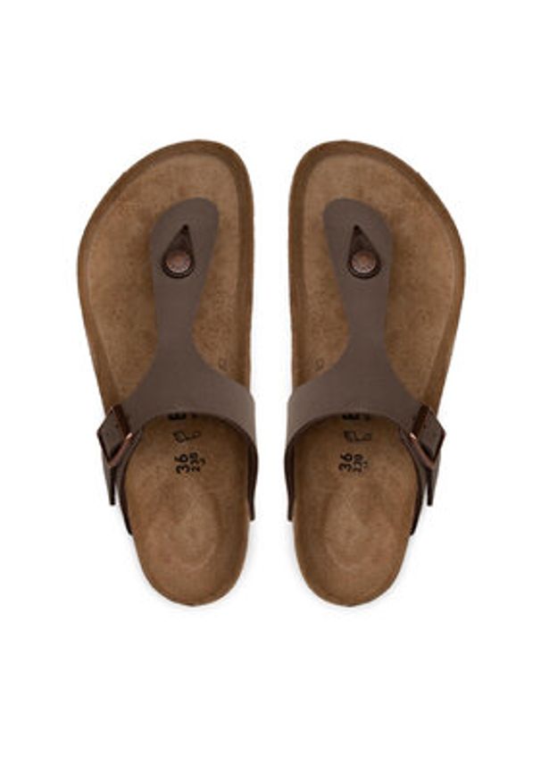 Birkenstock Japonki Gizeh 0043751 Brązowy. Kolor: brązowy