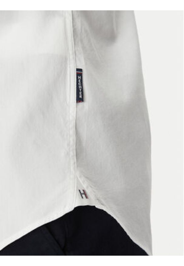 Hechter Paris Koszula 60253 151645 Biały Modern Fit. Kolor: biały. Materiał: bawełna