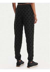 Hugo - HUGO Spodnie dresowe Monogram 50556809 Czarny Regular Fit. Kolor: czarny. Materiał: bawełna #2