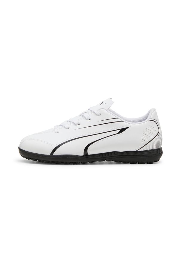 Dziecięce buty piłkarskie Puma Vitoria TT. Kolor: czarny, biały, wielokolorowy. Sport: piłka nożna