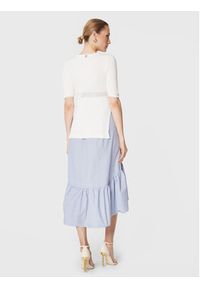 TwinSet - TWINSET Sukienka dzianinowa 231TP3053 Kolorowy Regular Fit. Materiał: bawełna, syntetyk. Wzór: kolorowy #5