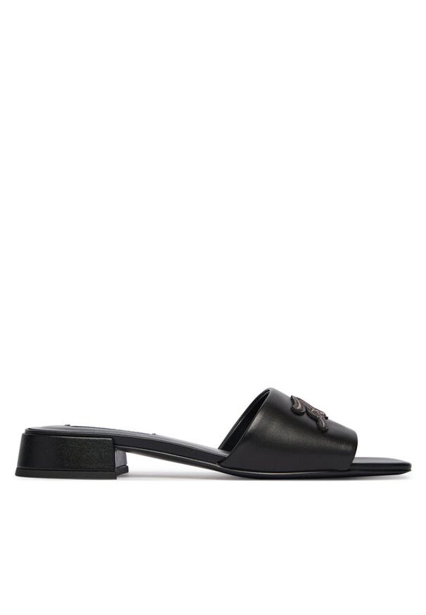 Karl Lagerfeld - KARL LAGERFELD Klapki Petalo II KL80700C Czarny. Kolor: czarny. Materiał: skóra