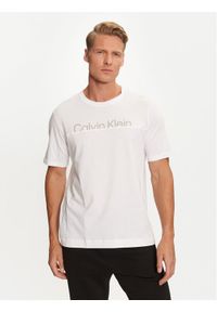 Calvin Klein Performance T-Shirt 00GMF4K142 Biały Regular Fit. Kolor: biały. Materiał: bawełna