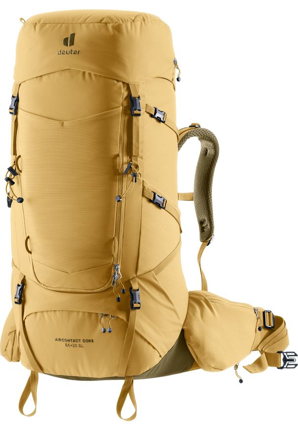 Plecak turystyczny Deuter Plecak damski Deuter Aircontact Core 55 + 10 SL - savanna/nori