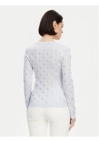 Guess Sweter W5GR07 Z3D60 Niebieski Regular Fit. Kolor: niebieski. Materiał: wiskoza #4