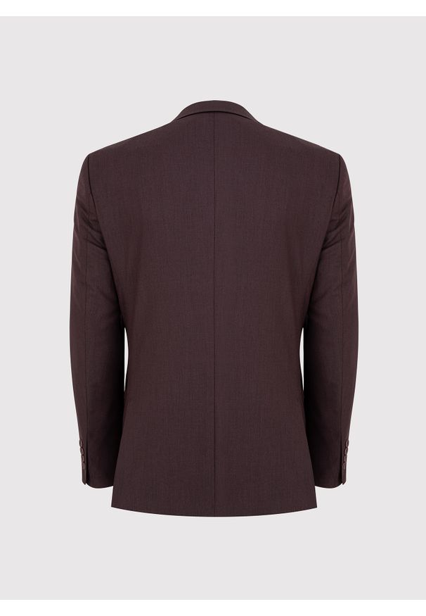 Pako Lorente - PAKO LORENTE – Marynarka garniturowa w kolorze burgundowym. Kolor: czerwony. Materiał: poliester, wiskoza, elastan. Wzór: gładki
