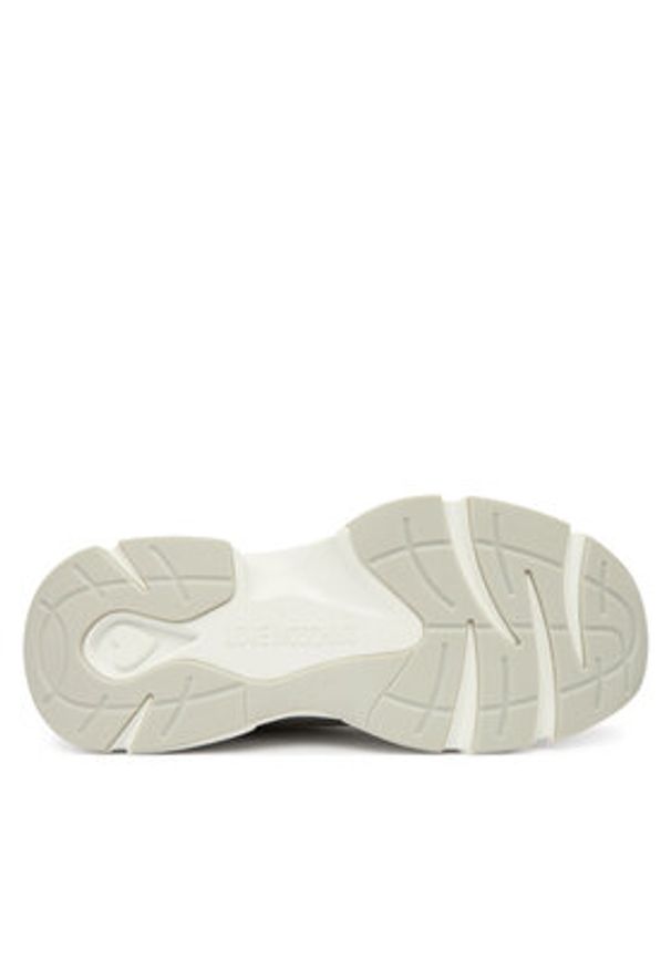 Love Moschino - LOVE MOSCHINO Sneakersy JA15246G0NIQF10A Kolorowy. Materiał: skóra. Wzór: kolorowy