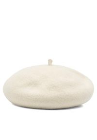 Jenny Fairy Beret 4W3-007-AW23 Beżowy. Kolor: beżowy. Materiał: wełna