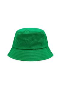 Cropp - Zielony bucket hat - Zielony. Kolor: zielony. Materiał: bawełna, tkanina. Wzór: napisy, haft #1