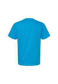 GILDAN - Koszulka Unisex Dla Dorosłych Softstyle Midweight. Kolor: niebieski. Materiał: bawełna. Sport: turystyka piesza