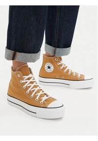 Converse Trampki Chuck Taylor All Star Lift Platform A16103C Pomarańczowy. Kolor: pomarańczowy. Materiał: materiał. Obcas: na platformie #6