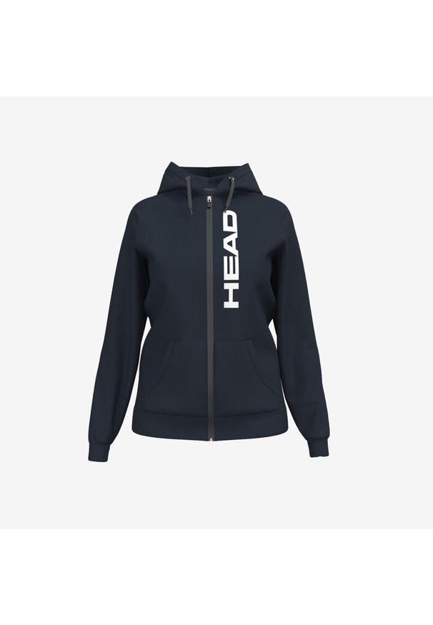 Damska bluza z kapturem full zip Head Club Original. Typ kołnierza: kaptur. Kolor: niebieski. Sport: tenis