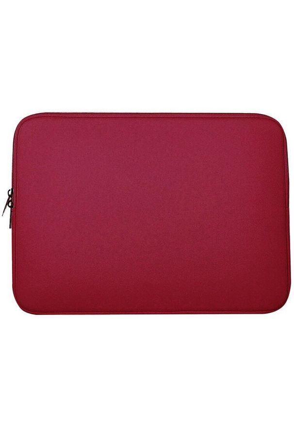 Hurtel - Uniwersalne etui torba na laptopa 15,6'' wsuwka tablet organizer na komputer czerwony. Kolor: czerwony