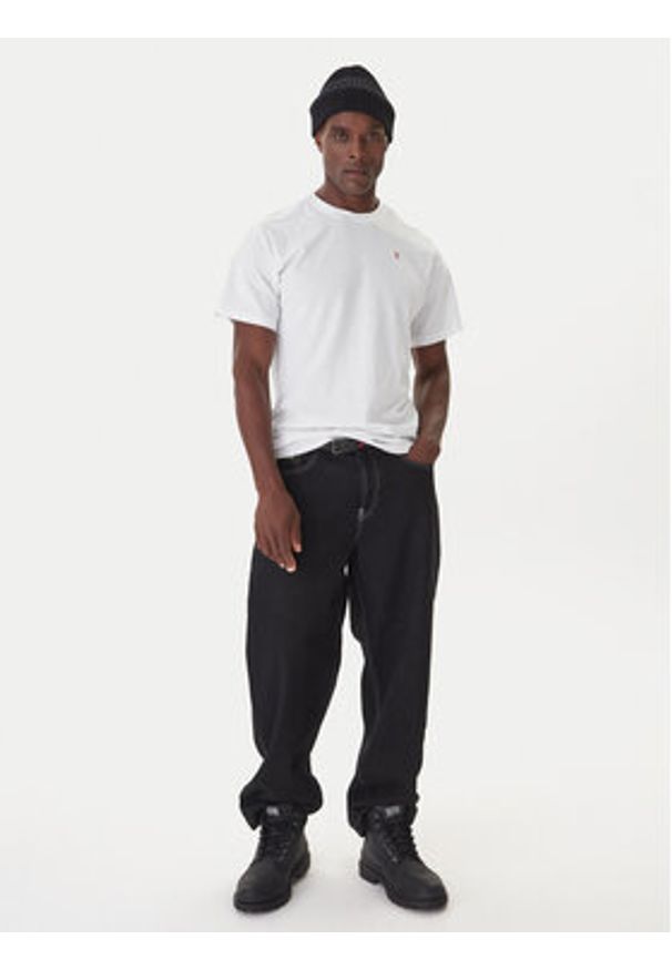 G-Star RAW - G-Star Raw T-Shirt Lash Back D26043-C372 Biały Relaxed Fit. Kolor: biały. Materiał: bawełna