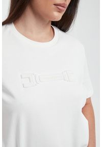 Elisabetta Franchi - T-shirt damski z logo ELISABETTA FRANCHI #3