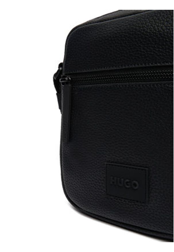 Hugo - HUGO Saszetka 50535669 Czarny. Kolor: czarny. Materiał: skóra