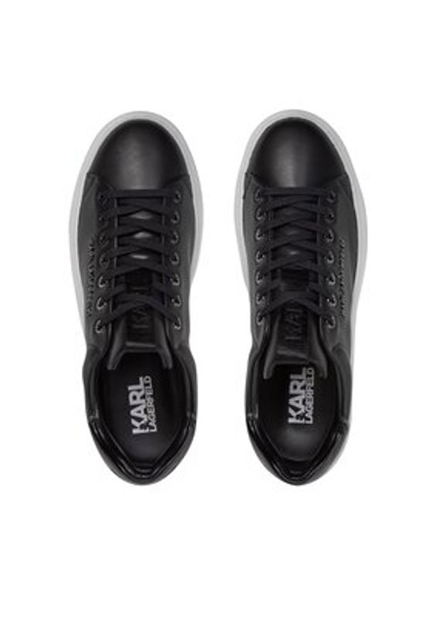 Karl Lagerfeld - KARL LAGERFELD Sneakersy KL52219 Czarny. Kolor: czarny. Materiał: skóra