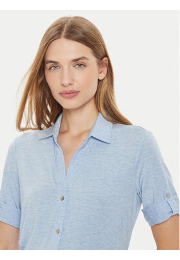 Tatuum Koszula Teti 1 T2409.080B Błękitny Regular Fit. Kolor: niebieski. Materiał: lyocell