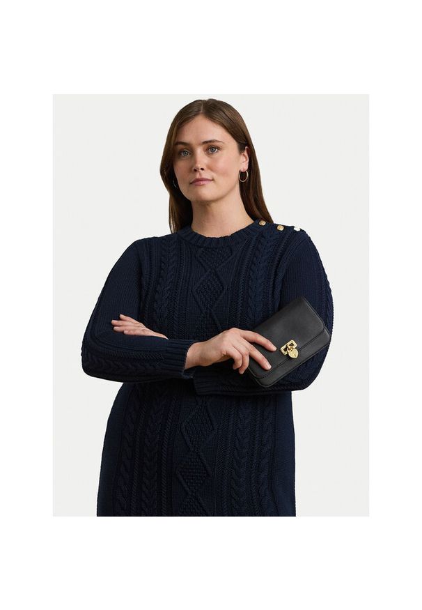 Lauren Ralph Lauren - Torebka LAUREN RALPH LAUREN. Kolor: czarny