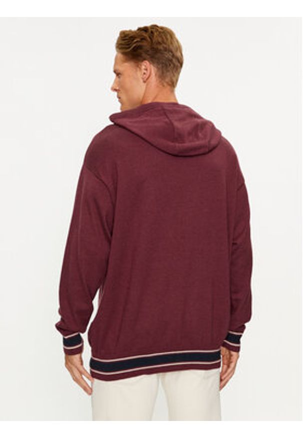 Armani Exchange Sweter 6RZM2A ZM3FZ 14AU Bordowy Regular Fit. Kolor: czerwony. Materiał: syntetyk