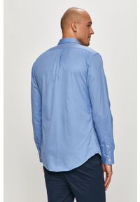 Polo Ralph Lauren - Koszula bawełniana. Typ kołnierza: polo. Kolor: niebieski. Materiał: bawełna. Wzór: gładki #2