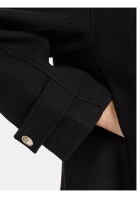 Morgan Płaszcz wełniany 252-GSTAM Czarny Regular Fit. Kolor: czarny. Materiał: wełna, syntetyk #5