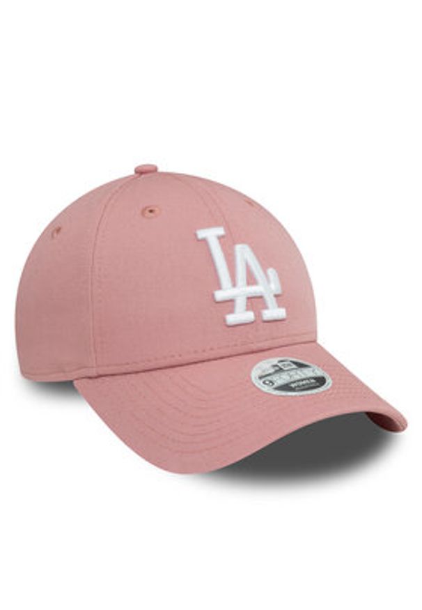 New Era Czapka z daszkiem LA Dodgers League Essential 9FORTY 60595170 Różowy. Kolor: różowy. Materiał: materiał, bawełna
