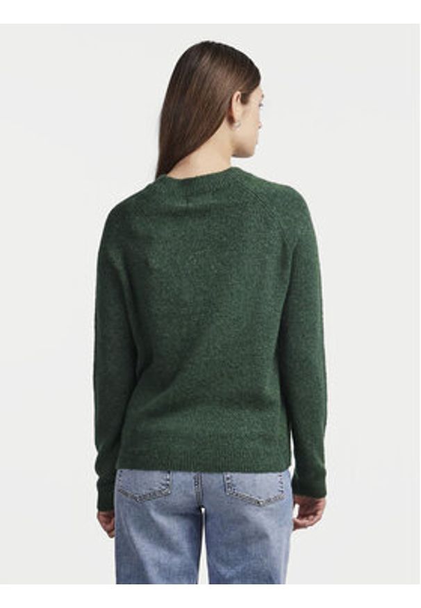 Pieces Sweter Juliana 17126277 Zielony Regular Fit. Kolor: zielony. Materiał: syntetyk